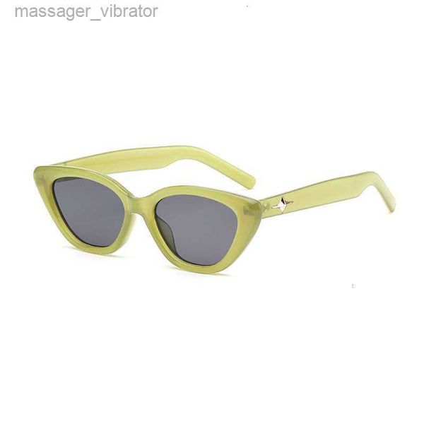 

for gm cat's eye sunglasses women summer 2023 new high-end anti uv strong light sun protection myopia glasses for men q41p 1ax7, White;black