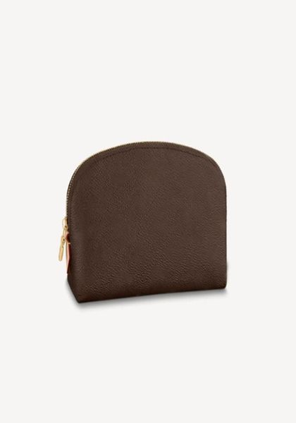 

original designer zipper wallets women cosmetic bag dinner coin purse leather classic clutch bags storage toiletry handbag travel 3107263, Red;black