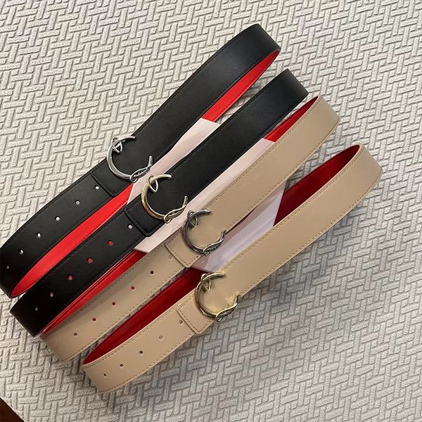 

designer belt mens commercial style ceinture womens hommes gold letters buckle 3.8cm black brown man leather belts