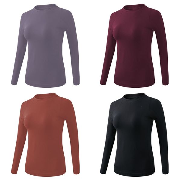 

ll yoga long sleeve training women's t-shirt slim fit gym full stretch fitness t-shirt definition running popular fitness t-shirt