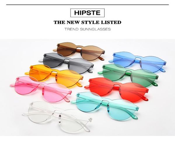 

luxury sunglasses fashion frameless ocean piece sunglasses for men and women outdoor ins popular fashion eyewear4083279, White;black