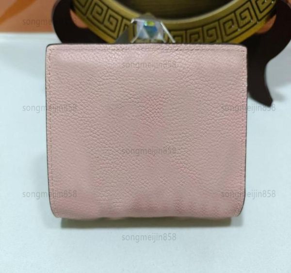 

hollow pattern designer bags wallet new summer handbag mahina clea short wallet card package check holder m80629 m808172275119, Red;black