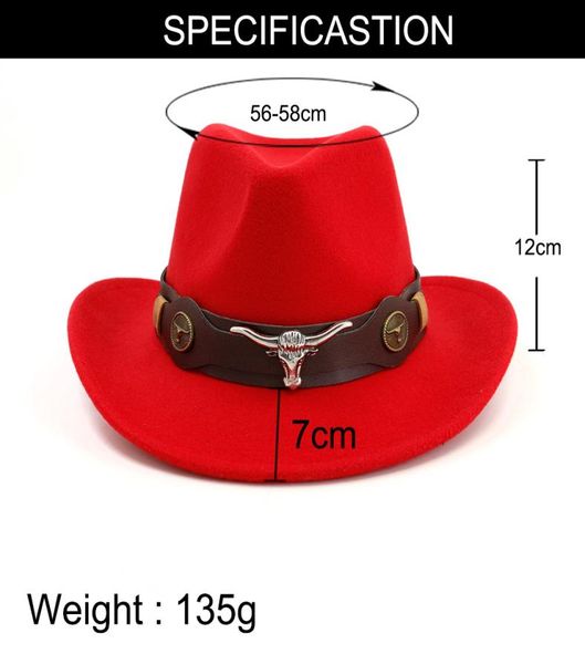 

women039s men039s british hat style retro western cowboy wool wide belt punk cowgirl jazz leather godfather cap size 5658cm8773293, Blue;gray