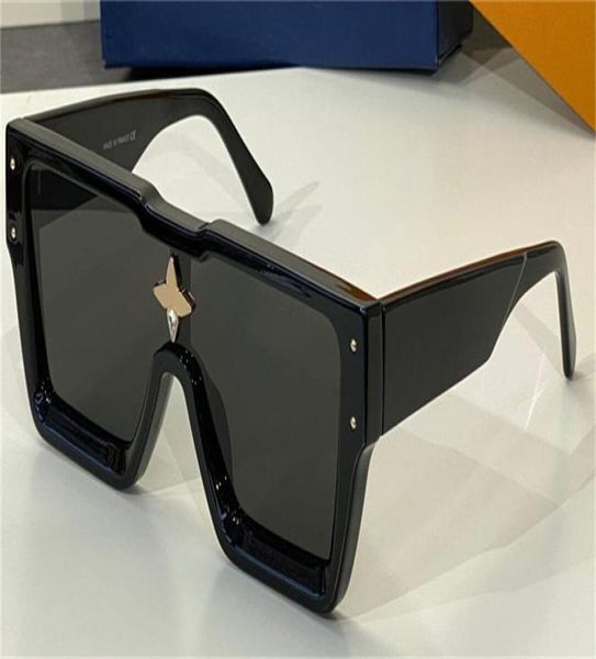 

2021 catwalk style fashion sunglasses z2188 square thick plate frame lens with crystal decoration avantgarde design outdoor uv4002093258, White;black
