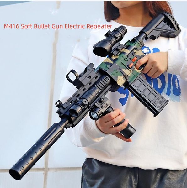 

gun toys toy electric m416 subhine rifle sniper airsoft crystal bomb water ball pistol model for adts boys birthday gifts cs dhgtz