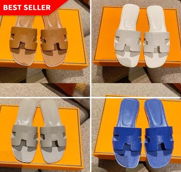 

2023 2024 women brand sandals designer slippers flat flip flops odile skin slide ladies beach sandal summer with box8951909, Black