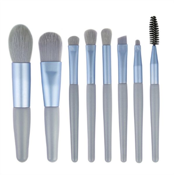 

8pcs professional makeup brushes set cosmetic powder eye shadow foundation blush blending concealer beauty make up tool brushes b6