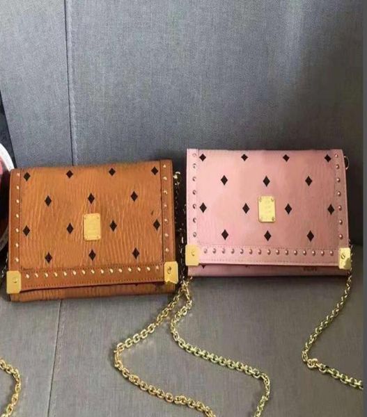 

fashion women039s wallets designer studded chain clutch3563632, Red;black