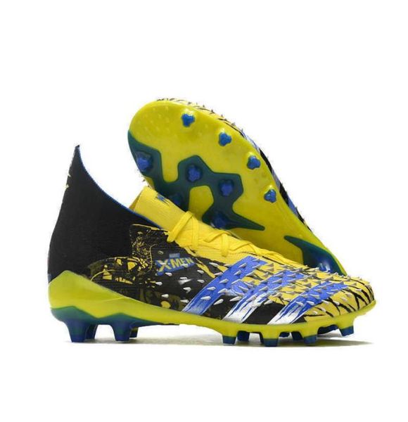 

football boots soccer shoes cleats high ankle outdoor red black pink blue yellow 2022 2021 predator freak1 ag size us7944685