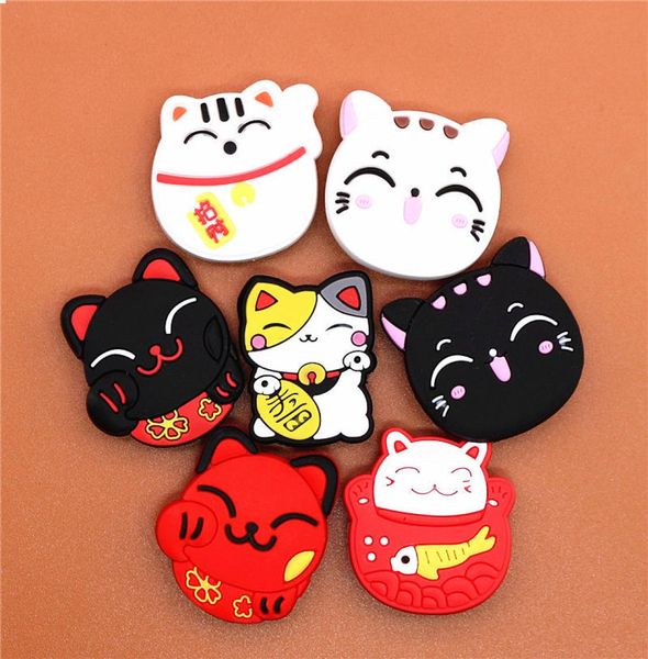 

shoe charms cute cat shoe accessories buckle garden shoes decorations kid039s xmas 2140883, White;pink