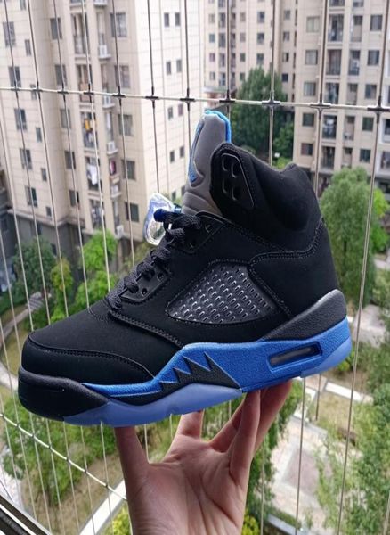 

5 racer blue mens basketball shoes suede 5s black bluereflective silver sports trainers 3m reflective sneakers ct4838004 with bo8410402