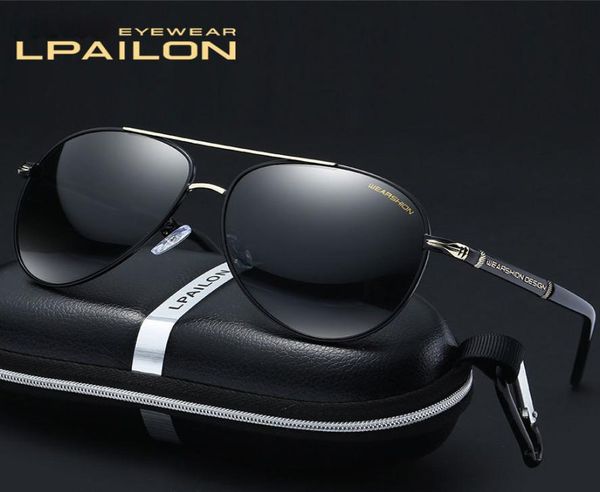 

lpailon 2020 new men vintage fashion pilot sunglasses polarized classic brand sun glasses coating lens driving eyewear for men cx27855994, White;black