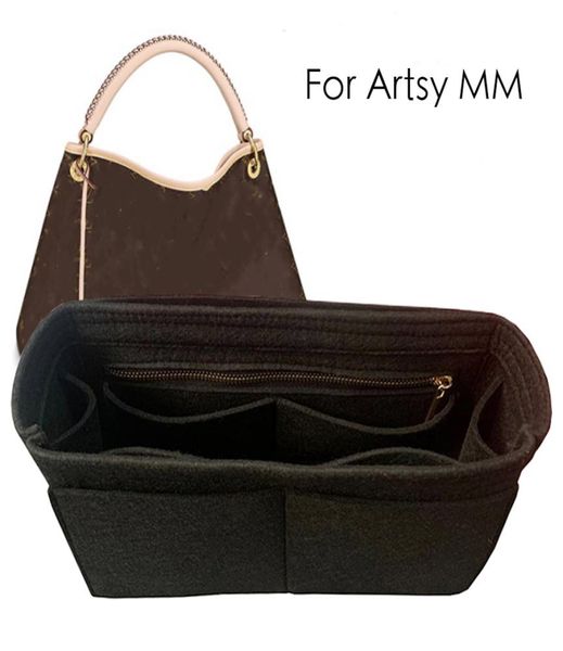 

for artsy mm bag insert organizer purse insert bag shaper premium felt handmade20 colors lj2011197937822