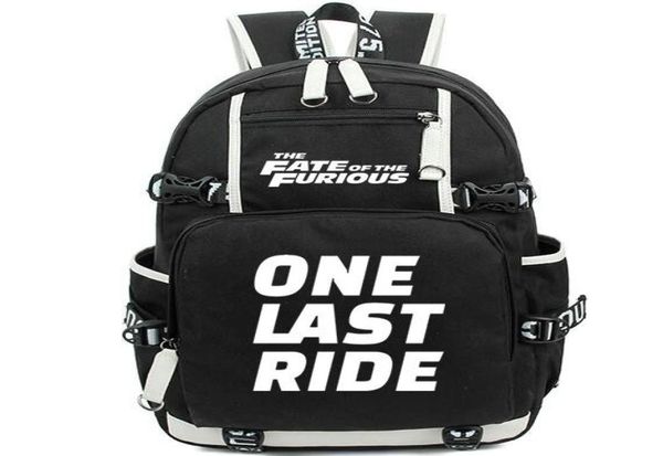 

fast furious backpack one last ride daypack the fate schoolbag leisure rucksack sport school bag outdoor day pack3859789