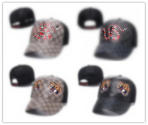 

2023 classic peaked caps snake tiger bee luxurys mens womens designers cat canvas men baseball fashion women sun hat h9224304, Blue;gray