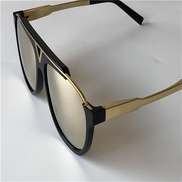 

men design 0936 sunglasses millionaire square frame outdoor avant-garde whole style glasses with case271z, White;black