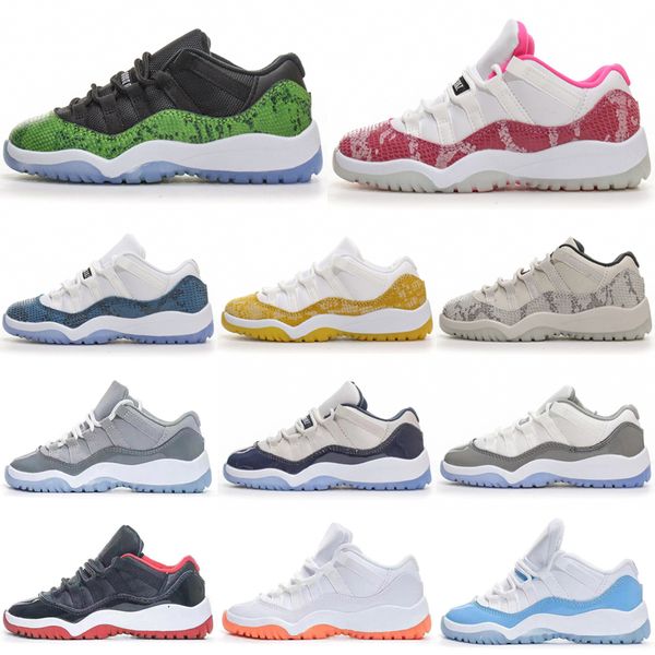 

kids cherry 11s 11 low shoes toddlers jumpman boys sneakers basketball kid designer shoe children girls bred youth infants legend blue cool