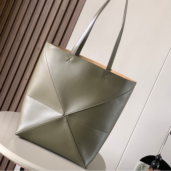 

fold tote bag shoulder bag basket bag crossbody designer bags bucket woman bags loe we luxury handbag puzzle clutch totes travel shopping ba