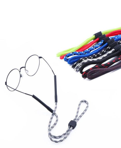 

eyewear adjustable sturdy eyeglasses chains sport strap cords sunglass retainer with silicone end tube eyeglass lanyard string7393337