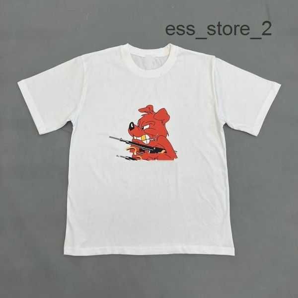 

2023 ship cargo designer selling fuzzy sketch overlap print devil island trendy street t-shirt beautiful hip hop skateboarding style cortiez, White;black