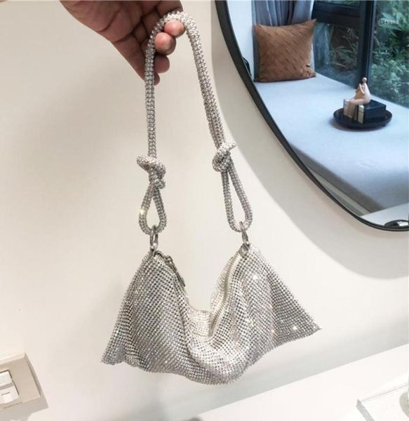 

evening bags handle rhinestones clutch bag crystal diamonds dinner party wedding purses and handbag luxury designer tote shoulder3774444