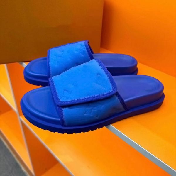 

miami flip-flops pool pillow designer slippers waterfront miami mule sandals calfskin slides bom dia flat mules sliders comfort summer beach, Black