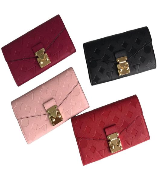 

fashion flowers designer wallets luxurys men women leather bags classic letters key coin purse original box plaid car6264098, Red;black