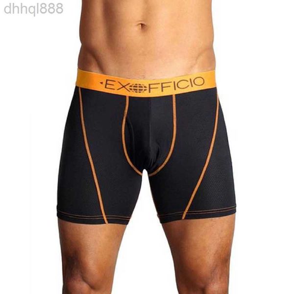 

ex officio exofficio men mesh 6-inch boxer casual quick-dry men underwear with fly ~usa size s-xl, Black;white