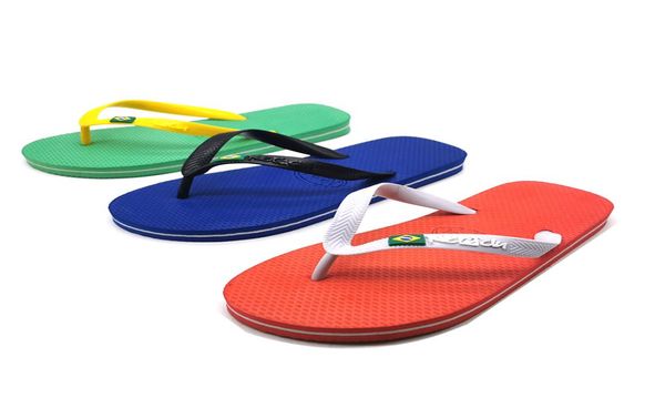 

men039s and women039s flip flops wear beach slippers in summer3485501, Black