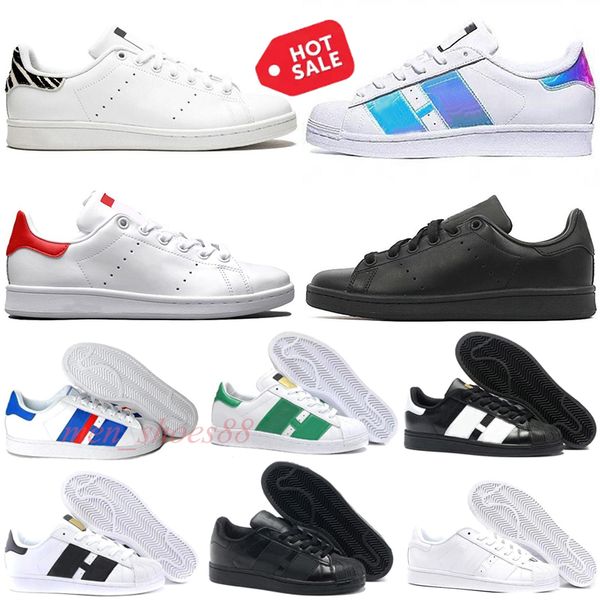 

luxurys fashion running shoes superstar white black white stan smith men designer shoe flats low men women casual sneakers trainers with box