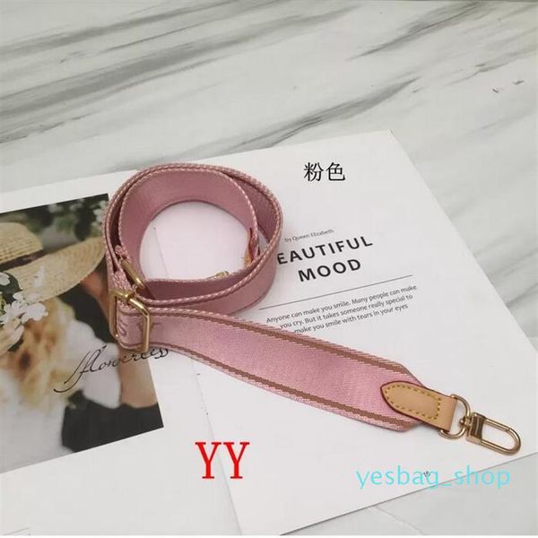 

3 piece set bags 7 colors pink black green blue coffee red shoulder straps for women crossbody bag 11 bag parts strap309b