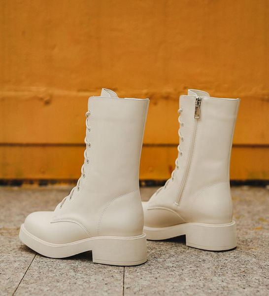 

children039s martin boots 2020 new thick heel motorcycle boots small midcalf side zipper short for women studded6436836, Black