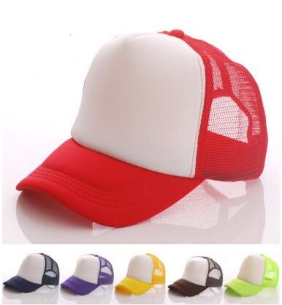 

plain sports trucker hats adjustable snapback for adults mens womens custom print logo blank baseball caps snapback mesh sun visor2062074, Blue;gray