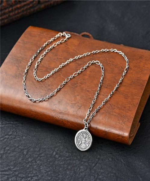 

european and american style 100 authentic 925 sterling silver necklace vintage pendant chain fashion jewelry necklace9640132