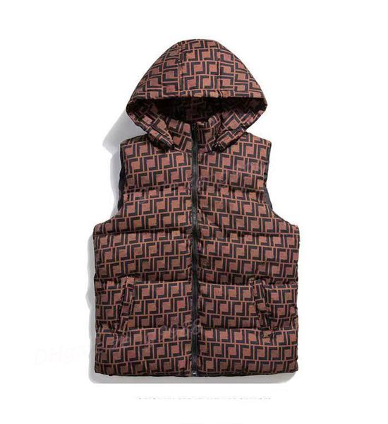 

2023 designer sports fashion gilet vest padded jacket winter windproof warm adventure gilet parka padded jacket classic simple style advance, Black;white