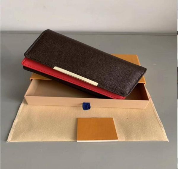 

2020 new red bottoms lady long wallet multicolor designer coin purse card holder women classic zipper pocket no box7757314, Red;black