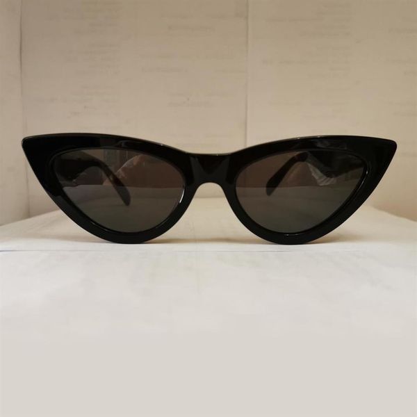 

fashion cat eye 40019 sunglasses for women black grey classic exaggerated cateye sun glasses uv400 eyewear with box169s, White;black