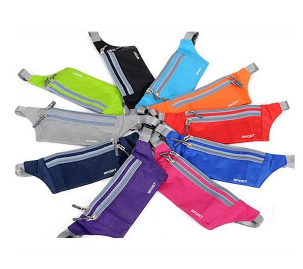 

men women fashion designer waist purse belt bag super thin fanny pack money hip bum bags jogging fishing cycling cell phone waist 9543839