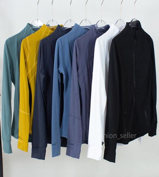 

154 fitness wear cardigan womens sportswear yoga outfits outer jackets outdoor apparel casual running exercise long sleev6369161