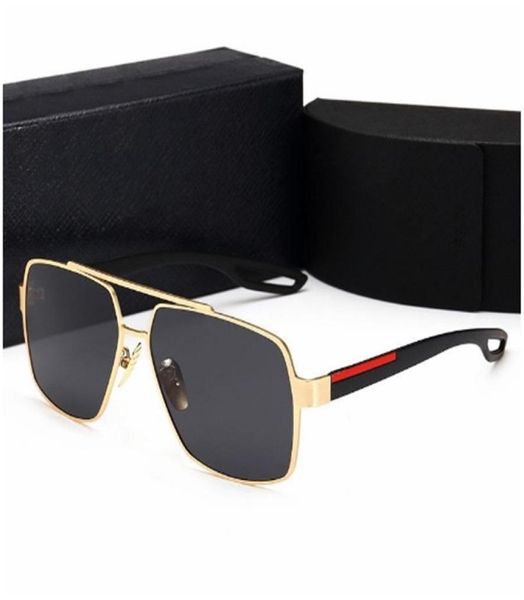

retro polarized luxury mens designer sunglasses rimless gold plated square frame brand sun glasses fashion eyewear with case7449294, White;black