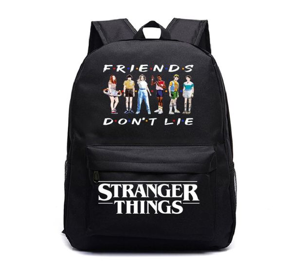 

mochila 2021 friends dont lie stranger things school bag for kids 8 colors fashion backpacks bag boys girls teenager schoolbag6888349