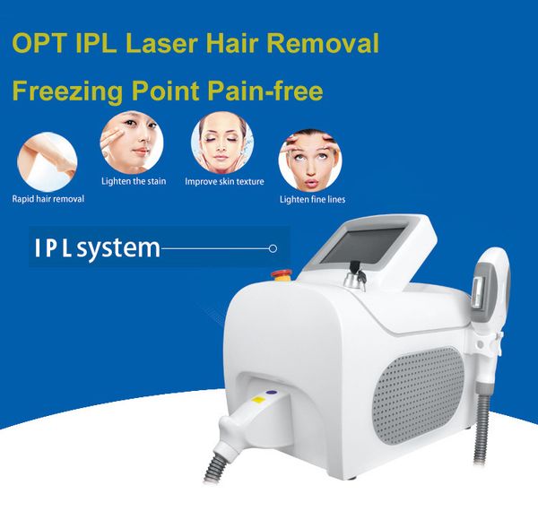 

beauty painless ipl opt elight permanent professional portable made in germany usa remove ipl laser hair removal machine, Black
