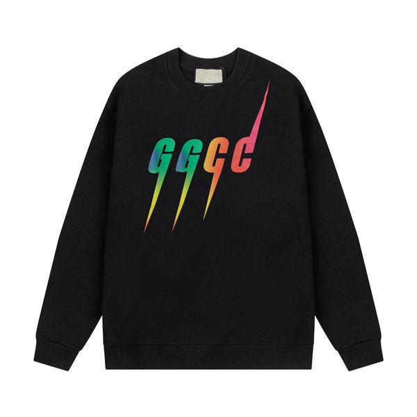 

mens hoodies sweatshirts designer hoodies sweater men sweaters pure cotton round neck hooded fashion letter printing men's couple cloth, Black