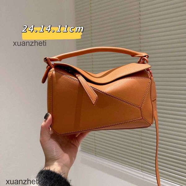

handbags strap women capacity puzzles bags wide high bag 2023 designer loewsbag women crossbody spliced cowhide han ez19