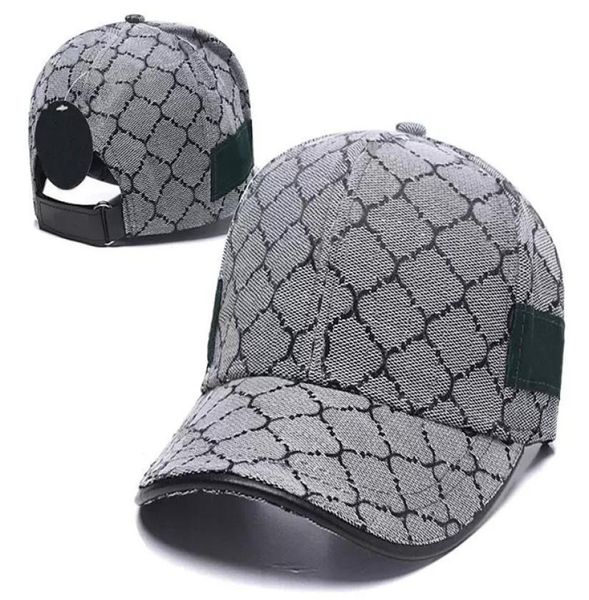 

street caps fashion designer baseball cap for man woman sports hat 11 color beanie casquette adjustable fitted hats1043498, Blue;gray