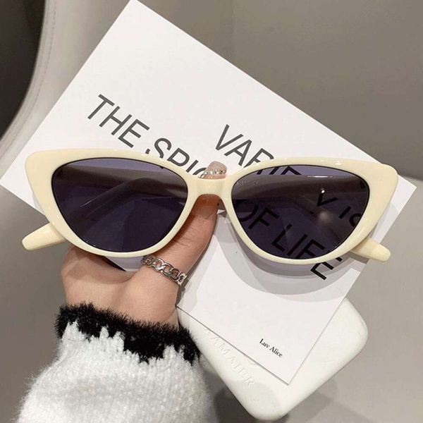 

item cat eye sunglasses ins trendy korean style street, White;black