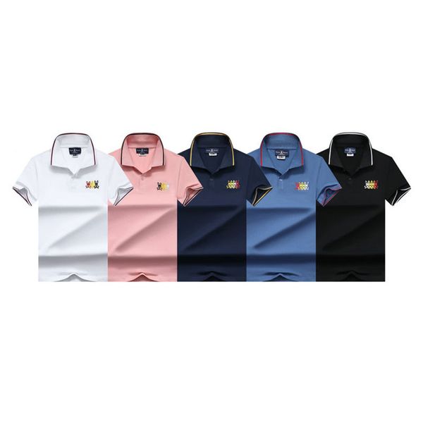 

skull rabbit mens polos short sleeved shirt with lapel hem crazy psychological rabbit designer shirt men button down tshirt homme camisa mas, White;black