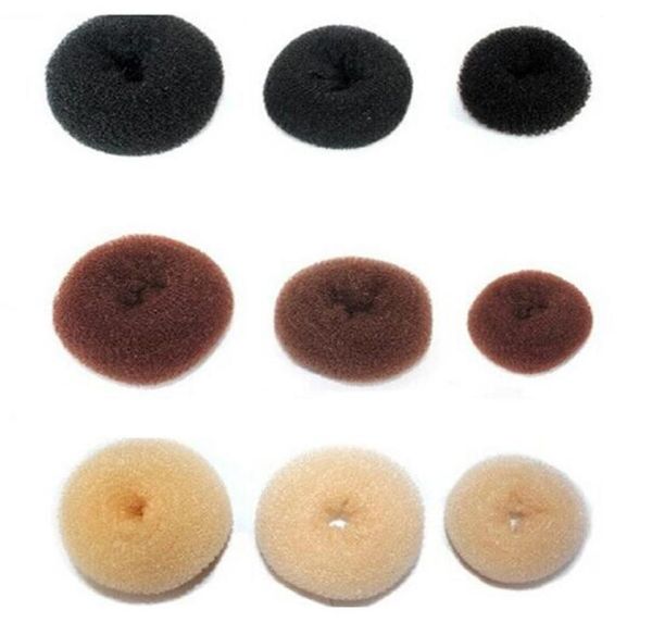 

hair volumizing scrunchie donut ring style bun scrunchy poof bump it snooki6985301, Pink