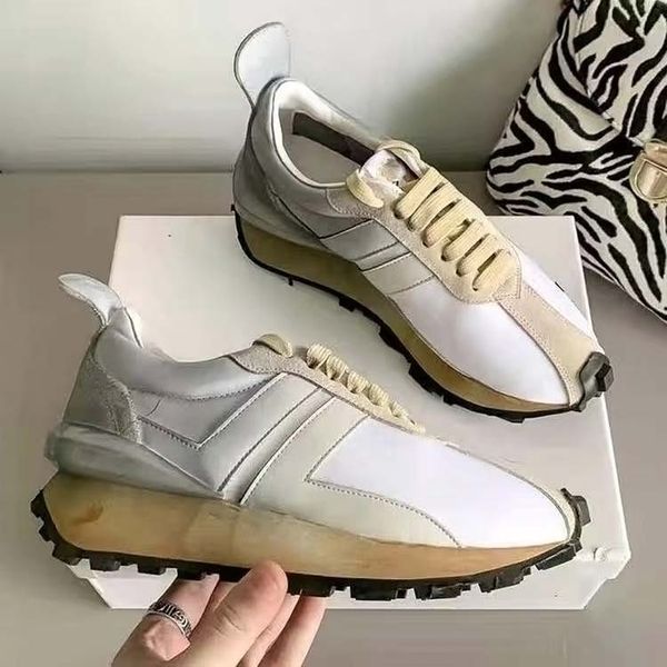

women's shoes moral training forrest gump ren jialun same running casual sneakers men's thick sole small white lanv shoes couple s, Red;white