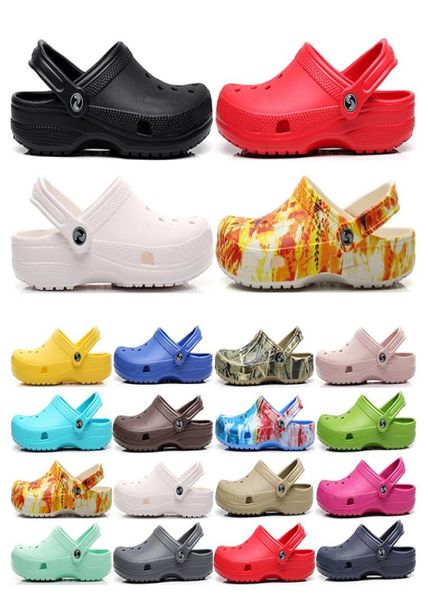 

2022 fashion slippers s sandals slip on casual beach waterproof shoes men classic nursing hospital women slippers work medical8264999, Black